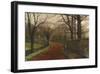 An Autumnal Day, Stapleton Park-John Atkinson Grimshaw-Framed Premium Giclee Print