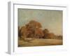 An Autumnal Landscape at East Bergholt, c.1805-08-John Constable-Framed Giclee Print