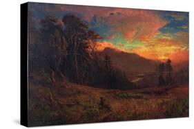 An Autumnal Sunset on the Russian River, 1878-William Keith-Stretched Canvas