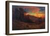 An Autumnal Sunset on the Russian River, 1878-William Keith-Framed Giclee Print