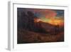 An Autumnal Sunset on the Russian River, 1878-William Keith-Framed Giclee Print