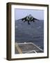 An AV-8B Harrier II Prepares to Land on the Flight Deck of USS Nassau-Stocktrek Images-Framed Photographic Print