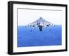 An AV-8B Harrier Jet Launches Off the Flight Deck of USS Peleliu-Stocktrek Images-Framed Photographic Print