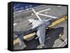 An AV-8B Harrier  Prepares to Takeoff from USS Peleliu-Stocktrek Images-Framed Stretched Canvas