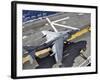 An AV-8B Harrier  Prepares to Takeoff from USS Peleliu-Stocktrek Images-Framed Photographic Print