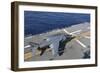 An Av-8B Harrier Takes Off from the Flight Deck of USS Bataan-null-Framed Photographic Print