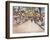 An Avenue of Lanterns-Mortimer Ludington Menpes-Framed Giclee Print