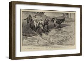 An Awkward Predicament, an Incident of the March from Merawi to Abu Hamed-Frank Craig-Framed Giclee Print