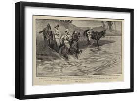 An Awkward Predicament, an Incident of the March from Merawi to Abu Hamed-Frank Craig-Framed Giclee Print