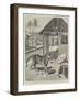 An Awkward Visitor at an Up-Country Railway Station in India-null-Framed Giclee Print