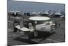 An E-2C Hawkeye Lands on the Flight Deck of USS Nimitz-null-Mounted Photographic Print