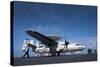 An E-2C Hawkeye Prepares to Launch from the Flight Deck of USS Carl Vinson-null-Stretched Canvas