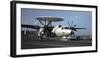 An E-2C Hawkeye Prepares to Launch from the Flight Deck of USS Nimitz-null-Framed Photographic Print