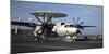 An E-2C Hawkeye Prepares to Launch from the Flight Deck of USS Nimitz-null-Mounted Photographic Print