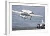 An E-2C Hawkeye Takes Off from the Flight Deck of USS Nimitz-null-Framed Photographic Print