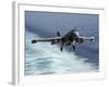 An EA-6B Prowler Lands Aboard the Aircraft Carrier USS John C. Stennis-Stocktrek Images-Framed Photographic Print