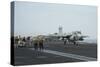 An Ea-6B Prowler Lands on the Flight Deck of USS Nimitz-null-Stretched Canvas