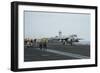 An Ea-6B Prowler Lands on the Flight Deck of USS Nimitz-null-Framed Photographic Print