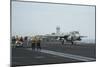 An Ea-6B Prowler Lands on the Flight Deck of USS Nimitz-null-Mounted Photographic Print