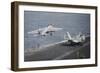 An Ea-6B Prowler Launches from the Aircraft Carrier USS Nimitz-null-Framed Photographic Print