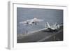 An Ea-6B Prowler Launches from the Aircraft Carrier USS Nimitz-null-Framed Photographic Print