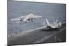 An Ea-6B Prowler Launches from the Aircraft Carrier USS Nimitz-null-Mounted Photographic Print