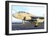 An Ea-6B Prowler Prepares to Launch from the Flight Deck of USS Ronald Reagan-null-Framed Photographic Print