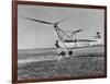 An Early Model of the Modern Helicopter-null-Framed Photographic Print