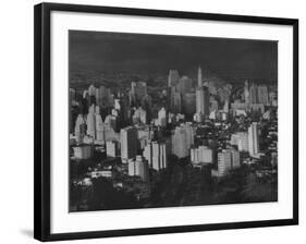 An Early Morning Skyline View of the Brazilian City-Dmitri Kessel-Framed Photographic Print