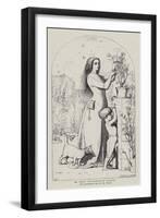 An Early Pre-Raphaelite Etching-John Everett Millais-Framed Giclee Print