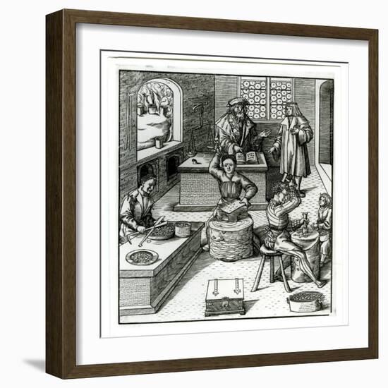 An Early Sixteenth-Century European Mint, from Der Weisskunig-null-Framed Giclee Print