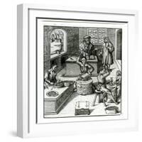 An Early Sixteenth-Century European Mint, from Der Weisskunig-null-Framed Giclee Print