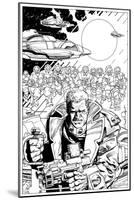 An Early Slammers Promotional Drawing for Malibu Comics - Inks-Walter Simonson-Mounted Art Print