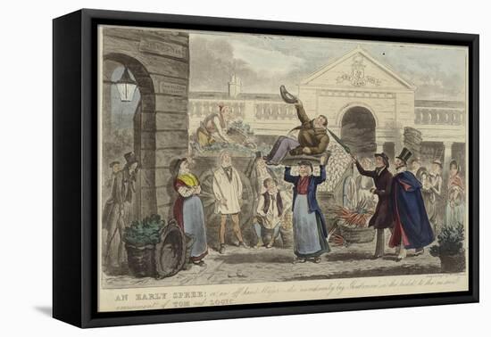 An Early Spree-Isaac Robert Cruikshank-Framed Stretched Canvas