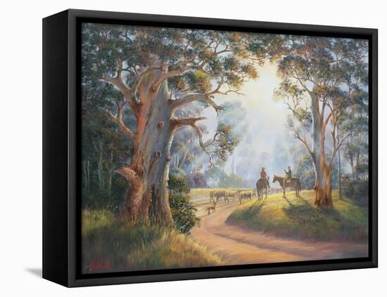 An Early Start 1-John Bradley-Framed Stretched Canvas