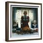 "An Early Thanksgiving,"November 1, 1926-Newell Convers Wyeth-Framed Giclee Print