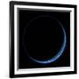 An Earth-Like Planet with its Atmosphere Illuminated by a Nearby Star-null-Framed Art Print
