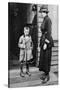 An East End Child and a Policewoman, London, 1926-1927-null-Stretched Canvas