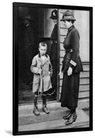 An East End Child and a Policewoman, London, 1926-1927-null-Framed Giclee Print