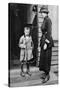 An East End Child and a Policewoman, London, 1926-1927-null-Stretched Canvas