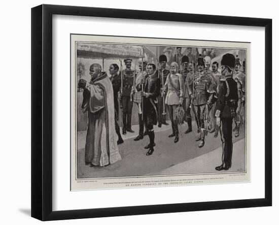 An Easter Ceremony at the Imperial Court, Vienna-Gordon Frederick Browne-Framed Giclee Print