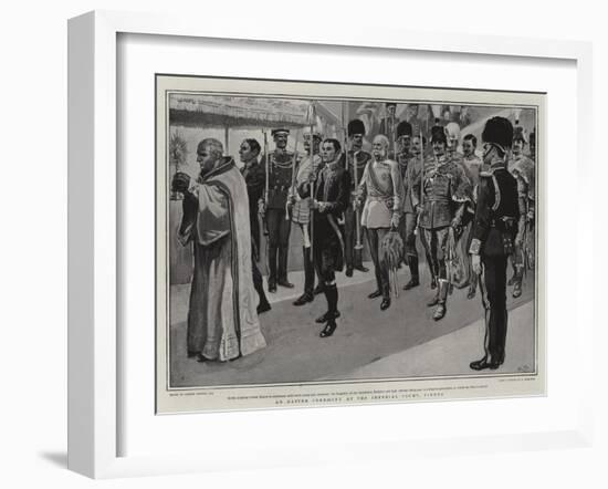 An Easter Ceremony at the Imperial Court, Vienna-Gordon Frederick Browne-Framed Giclee Print