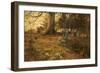 An Easter Holiday, the Children of Bloomsbury Parochial School in a Wood at Watford, 1874-James Aumonier-Framed Giclee Print