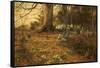 An Easter Holiday, the Children of Bloomsbury Parochial School in a Wood at Watford, 1874-James Aumonier-Framed Stretched Canvas