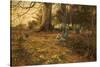 An Easter Holiday, the Children of Bloomsbury Parochial School in a Wood at Watford, 1874-James Aumonier-Stretched Canvas