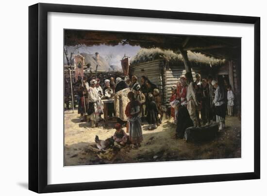 An Easter Prayer, 1887-1888-Vladimir Yegorovich Makovsky-Framed Giclee Print