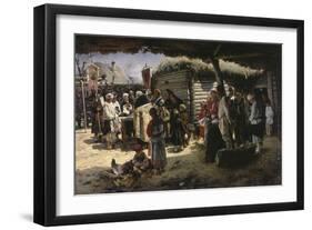 An Easter Prayer, 1887-1888-Vladimir Yegorovich Makovsky-Framed Giclee Print