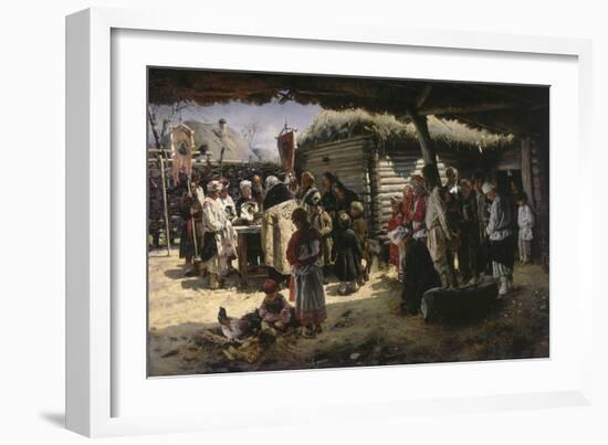 An Easter Prayer, 1887-1888-Vladimir Yegorovich Makovsky-Framed Giclee Print