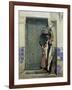 An Eastern Doorway: at the Moslem Chief's Door, 1887-Raphael Von Ambros-Framed Giclee Print