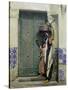 An Eastern Doorway: at the Moslem Chief's Door, 1887-Raphael Von Ambros-Stretched Canvas
